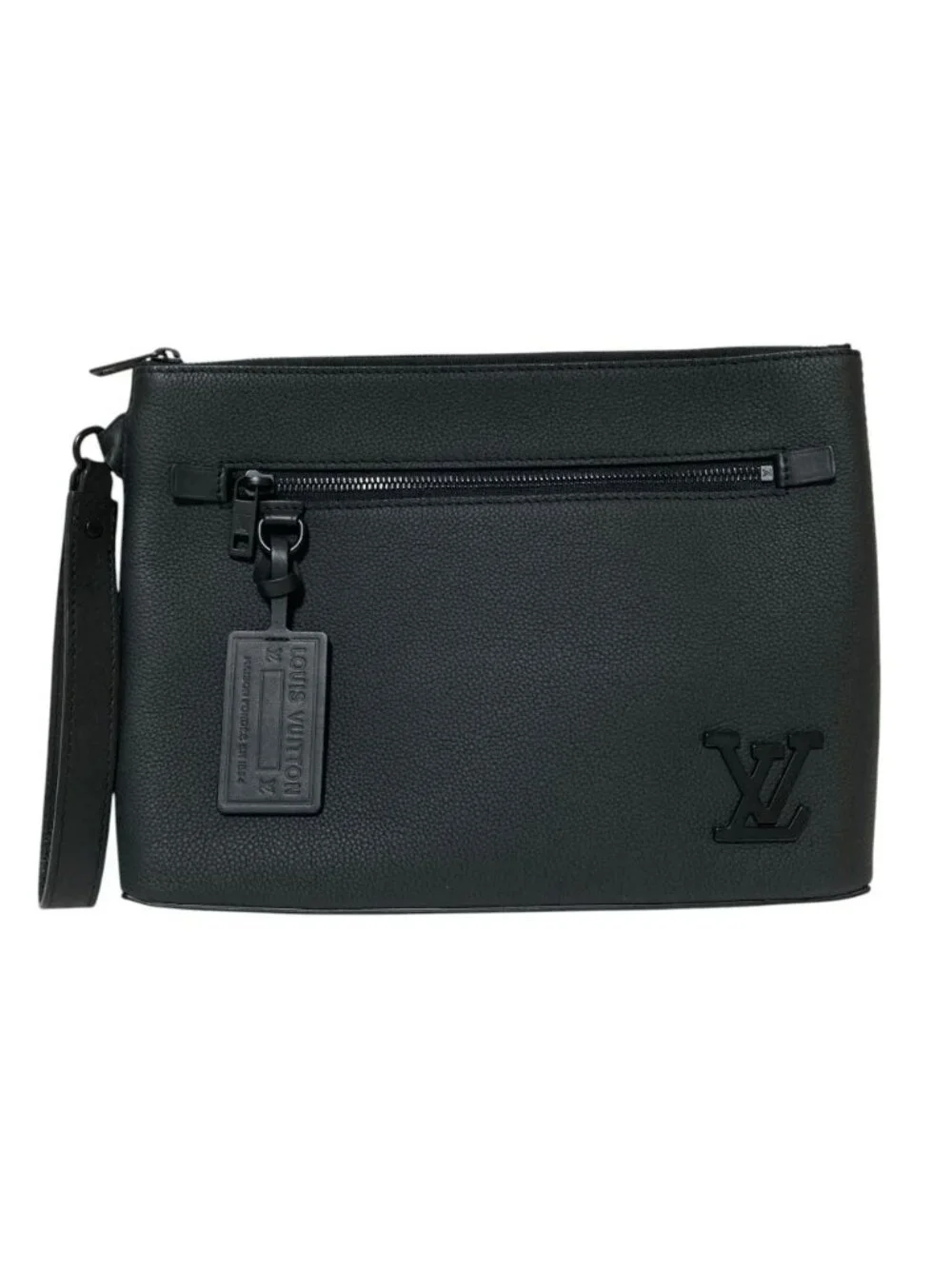 Louis Vuitton LV Aerogram Take Off Pouch Clutch Noir